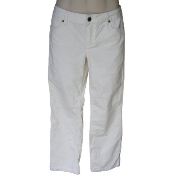 J. Crew Factory Pants - J. CREW Factory Corduroy Pants, 30S, Bootcut, Some stretch, Off-white/Ivory